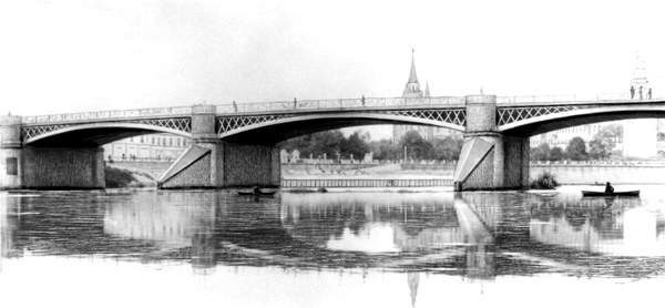 Большой Каменный мост в конце XIX в.