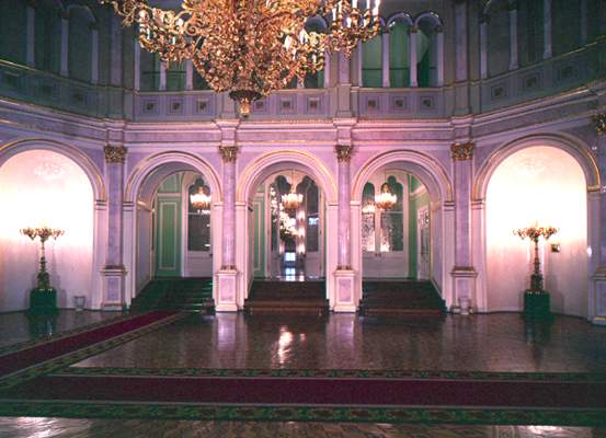 Андреевский зал Большого Кремлёвского дворца.