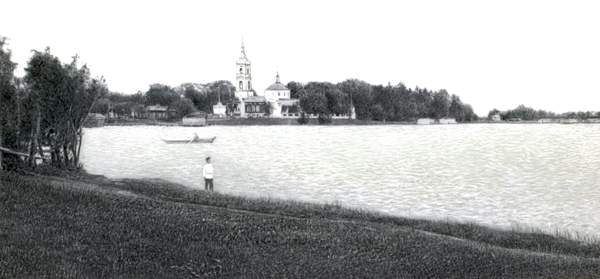 Большое Косинское озеро в конце XIX в.