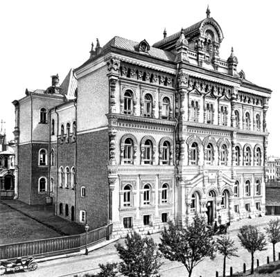 Здание Политехнического музея в 1880-х годах.