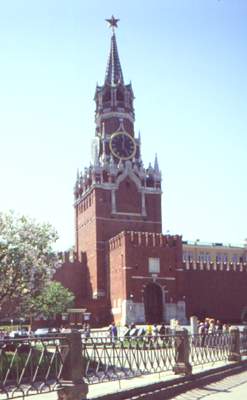 Спасская башня Кремля.
