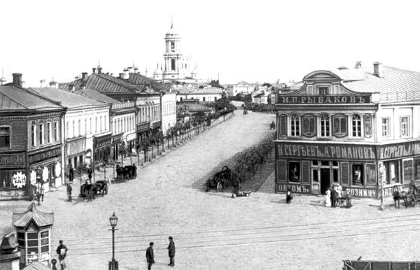 Таганская площадь в конце XIX в.