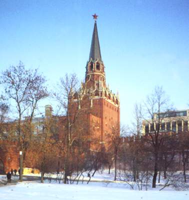 Троицкая башня Кремля.